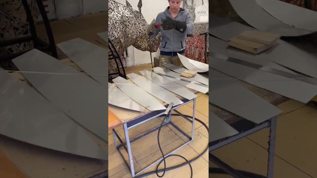 Второе#креслоизнержавейки #нержавеющаясталь #изделияизстали #изделияизметалла #мебельназаказ #кресл