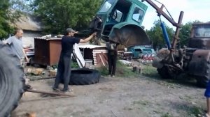 Сняли кабину с Т-40.
