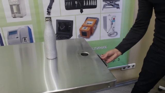 Стол ветеринарный VETBOT, со сливом и штативом смотреть онлайн