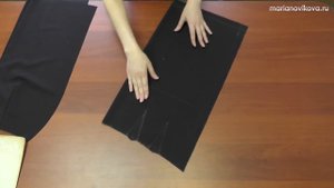 Подготовка юбки к первой примерке