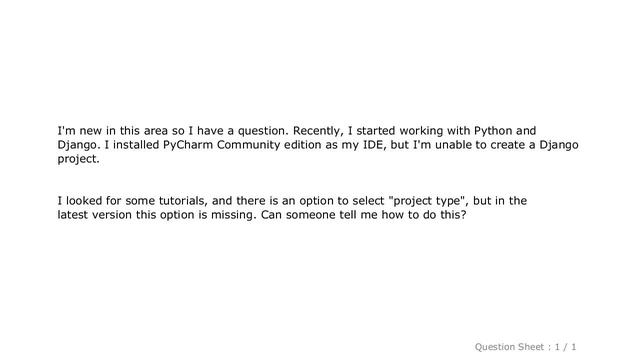 Django : How to set up a Django project in PyCharm