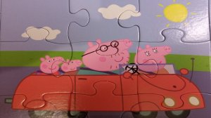 Пазл Свинка Пеппа, Семейное путешествие - собираем пазлы для детей | Polinka-Vitaminka