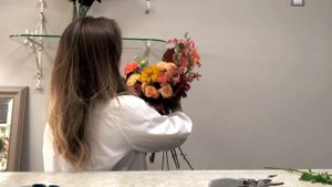 Букет в форме ЛОДОЧКИ | букет с ЛИСТЬЯМИ ДУБА | МУЖСКОЙ букет?