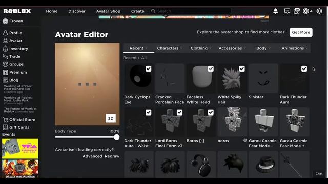 ROBLOX AVATAR TUTORIAL | METEORIC BURST BOROS COSPLAY