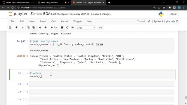 ZOMATO - Exploratory Data Analysis - Part 2 | Data Analytics Cohort - Day 5 #datascience  #python
