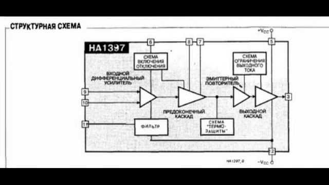 Ha1397 схема усилителя