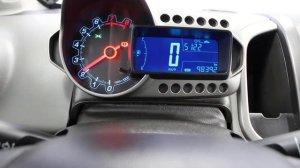 Chevrolet Aveo (2014 г) панель приборов, момент запуска двигателя