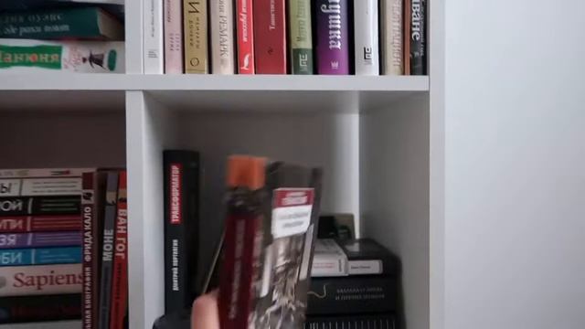 реорганизация книжных полок | большая книжная перестановка