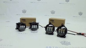Обзор на Светодиодные LED-туманки 50W двухрежимные Приора, Калина, Vesta