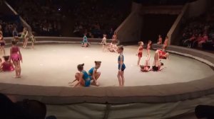 Воронеж, цирк, школа акробатики, 25.12.2017. Дети