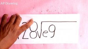 Easy Drawing ! How To turn 128√e980 Number into I Love You step by step doodle art on paper