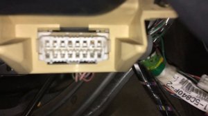 Разъем ELM Toyota Funcargo 1NZ-FE, диагностический разъем.2003