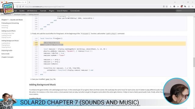 Solar2D Chapter 7: Sounds & Music (Getting Started Tutorial Series) смотреть онлайн