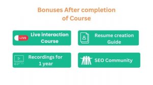 Upskill today SEO Live Course | 10+ Upcoming courses