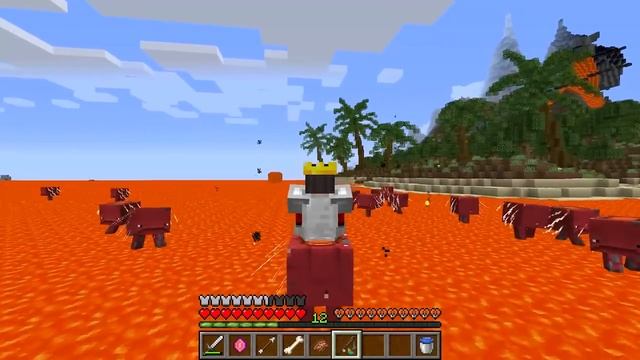 SHOCKED By LAVA TSUNAMI In Minecraft! смотреть онлайн