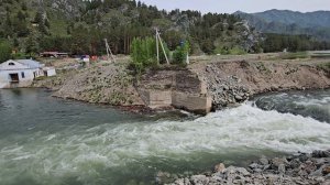 Руины Чемальской ГЭС