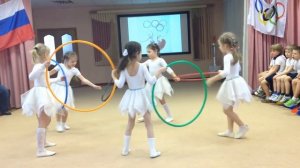 Детский сад 588. Танец Олимпийские кольца.