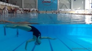 Synchronized Swimming Figures - Walkover Back