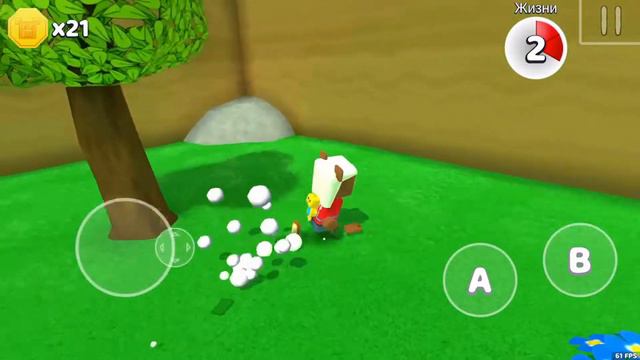 Мишка спасает своих друзей в игре - Super Bear Adventure. смотреть онлайн