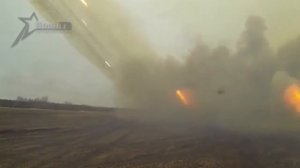 Стрельба РСЗО 'Ураган'