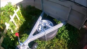 Крепление запасного колеса для прицепа Спутник