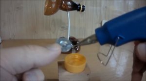 НАСТОЛЬНАЯ ЛАМПА из ПУСТОЙ БУТЫЛКИ     (реальные самоделки)