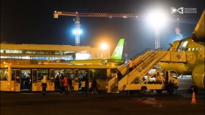 аэропорт Толмачёво. Ночь.