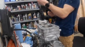 2014 Polaris pro Rmk 800 engine assembly time lapse