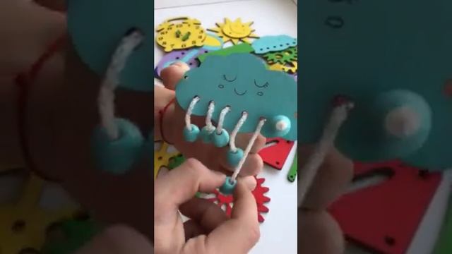 Тучка Заготовка для Бизиборда Buzyboard43.ru смотреть онлайн