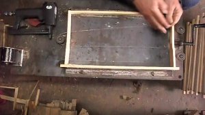 Натяжка сталистой проволоки на рамки