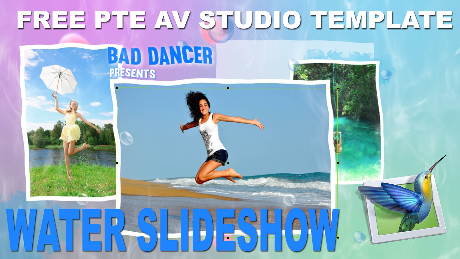 Free PTE AV Studio template - Water Slideshow ID 01032023