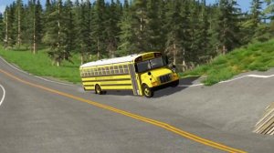 Автомобили против моста под углом 45°