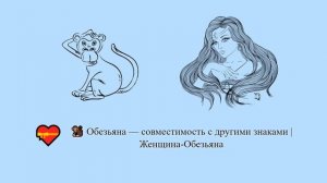 Обезьяна — совместимость с другими знаками | Женщина-Обезьяна ? ? | Китайский гороскоп