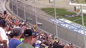 2017 Irish Hills 250 Finish From the Stands Hamlin beats Byron