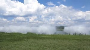 Брызгальные бассейны Запорожской АЭС ☢ Spray ponds Zaporizhzhya NPP