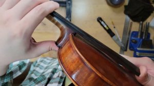 Violin Fingerboard Projection Fix