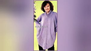 Модели +схемы вязаные крючком и спицами Пончо и Накидки.