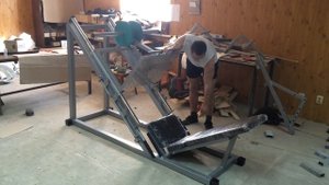 Жим ногами по углом 45