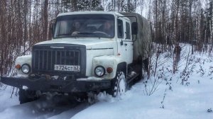 Егерь2 и Ниссан Патрол пробивают дорогу уазам