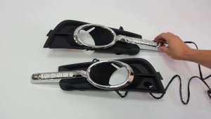 Рамки под противотуманные фары с ходовыми огнями Chevrolet Cruze 2009-2012