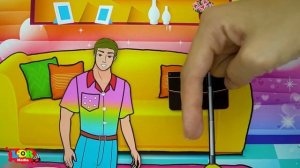 Paper Dolls Dress Up - Pregnancy Father Love Rapunzel Wife Poor Dress - Barbie Story & Crafts