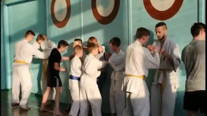 Тренировка кекушинкай каратэ