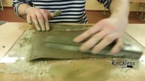 Выравнивание точильного камня на наждачной бумаге