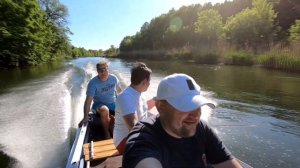 Покатушки на моторной лодке и рыбалка п. Кочеток, река Северский Донец