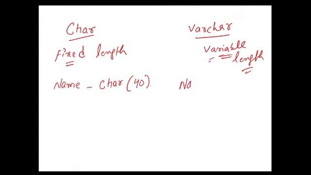 Part 14 DataTypes in SQL
