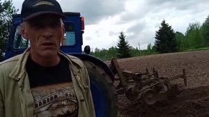 Нарезаю борозды. Т40АМ.