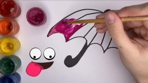 Drawing an umbrella for children / bolalar uchun soyabon chizish / Рисование Зонтик для детей