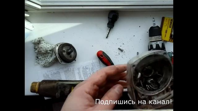 Быстрое обслуживание болгарки Интерскол!/Fast maintenance of angle grinder Interskol!
