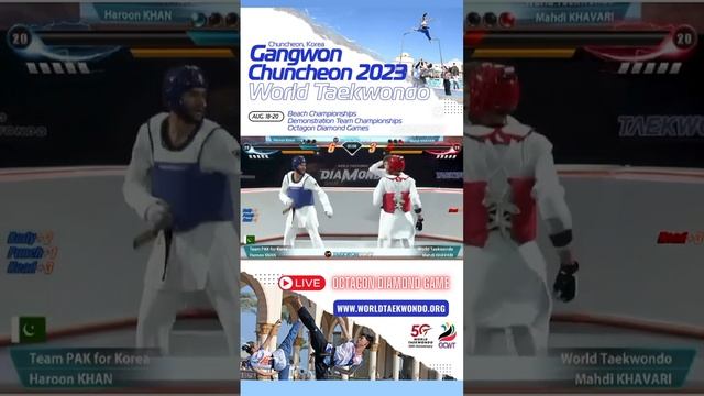 Live stream! Gangwon Chuncheon 2023 World Taekwondo Octagon Diamond Game