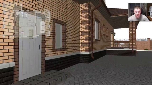 Проект одноэтажного дома с гаражом «Грязи» C-417-ТП смотреть онлайн